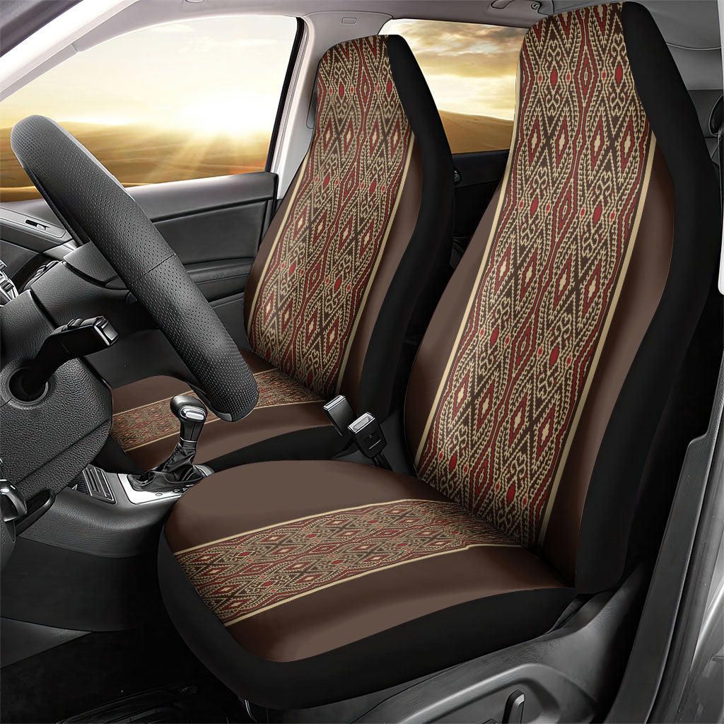 Mabuhay Philippines Festival Car Seat Cover Tnalak Modern Filipiniana Inspired LT14 - Polynesian Pride