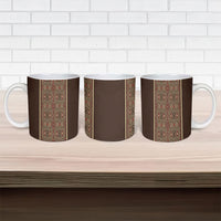 Mabuhay Philippines Festival Ceramic Mug Tnalak Modern Filipiniana Inspired LT14 - Polynesian Pride