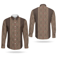 Mabuhay Philippines Festival Couples Matching Short Sleeve Bodycon Dress and Long Sleeve Button Shirt Tnalak Modern Filipiniana Inspired LT14 - Polynesian Pride
