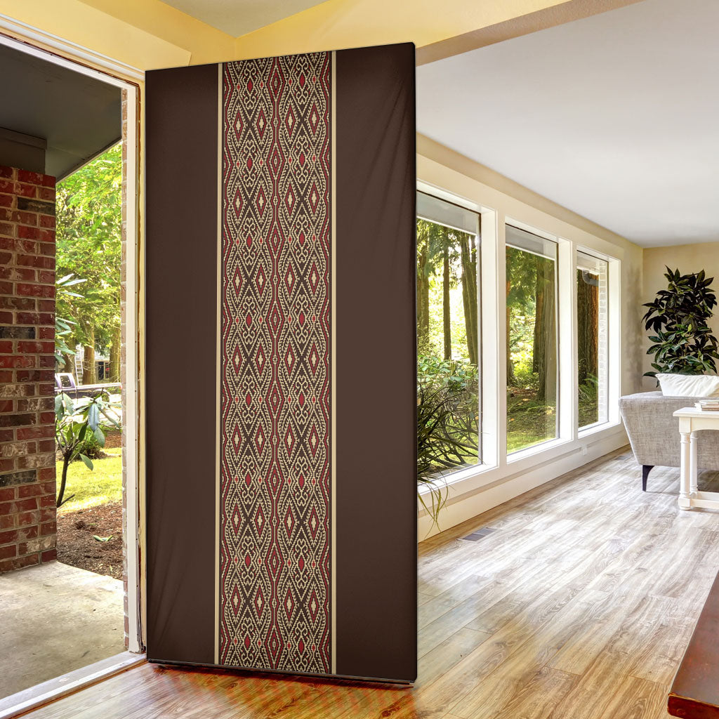 Mabuhay Philippines Festival Door Cover Tnalak Modern Filipiniana Inspired LT14 - Polynesian Pride