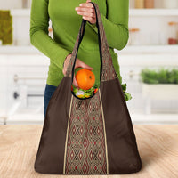 Mabuhay Philippines Festival Grocery Bag Tnalak Modern Filipiniana Inspired LT14 - Polynesian Pride