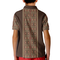 Mabuhay Philippines Festival Kid Polo Shirt Tnalak Modern Filipiniana Inspired LT14 - Polynesian Pride