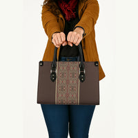 Mabuhay Philippines Festival Leather Bag Tnalak Modern Filipiniana Inspired LT14 - Polynesian Pride