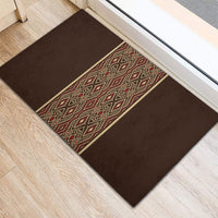 Mabuhay Philippines Festival Rubber Doormat Tnalak Modern Filipiniana Inspired LT14 - Polynesian Pride