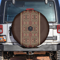 Mabuhay Philippines Festival Spare Tire Cover Tnalak Modern Filipiniana Inspired LT14 Brown - Polynesian Pride