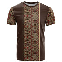 Mabuhay Philippines Festival T Shirt Tnalak Modern Filipiniana Inspired LT14 Brown - Polynesian Pride