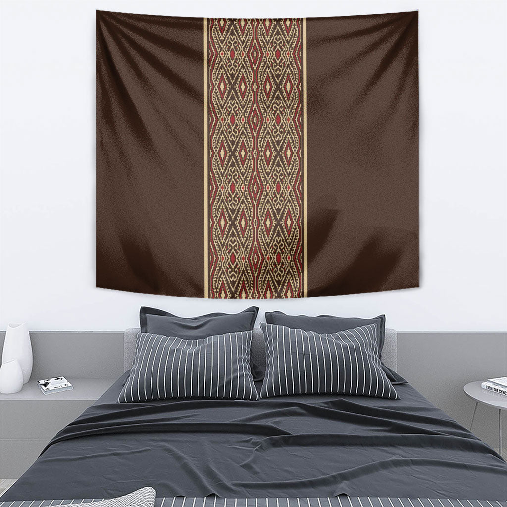 Mabuhay Philippines Festival Tapestry Tnalak Modern Filipiniana Inspired LT14 - Polynesian Pride