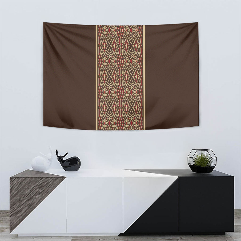 Mabuhay Philippines Festival Tapestry Tnalak Modern Filipiniana Inspired LT14 - Polynesian Pride