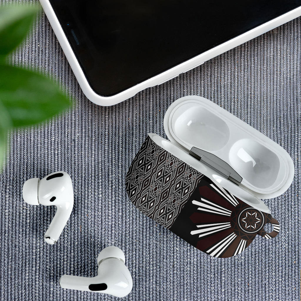 Mabuhay Philippines Festival AirPods Case Araw Tnalak Modern Filipiniana Inspired LT14 - Polynesian Pride