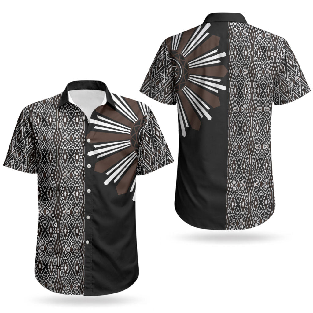 Mabuhay Philippines Festival Couples Matching Mermaid Dress and Hawaiian Shirt Araw Tnalak Modern Filipiniana Inspired LT14 - Polynesian Pride