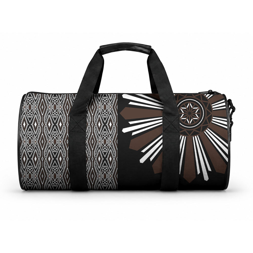 Mabuhay Philippines Festival Duffle Bag Araw Tnalak Modern Filipiniana Inspired