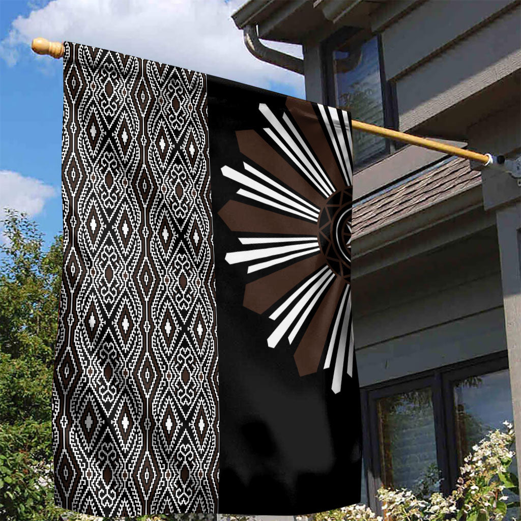 Mabuhay Philippines Festival Garden Flag Araw Tnalak Modern Filipiniana Inspired LT14 - Polynesian Pride