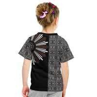 Mabuhay Philippines Festival Kid T Shirt Araw Tnalak Modern Filipiniana Inspired LT14 - Polynesian Pride