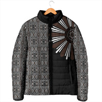 Mabuhay Philippines Festival Padded Jacket Araw Tnalak Modern Filipiniana Inspired LT14 - Polynesian Pride