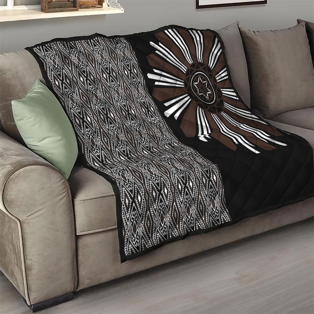 Mabuhay Philippines Festival Quilt Araw Tnalak Modern Filipiniana Inspired LT14 - Polynesian Pride