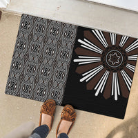 Mabuhay Philippines Festival Rubber Doormat Araw Tnalak Modern Filipiniana Inspired LT14 - Polynesian Pride