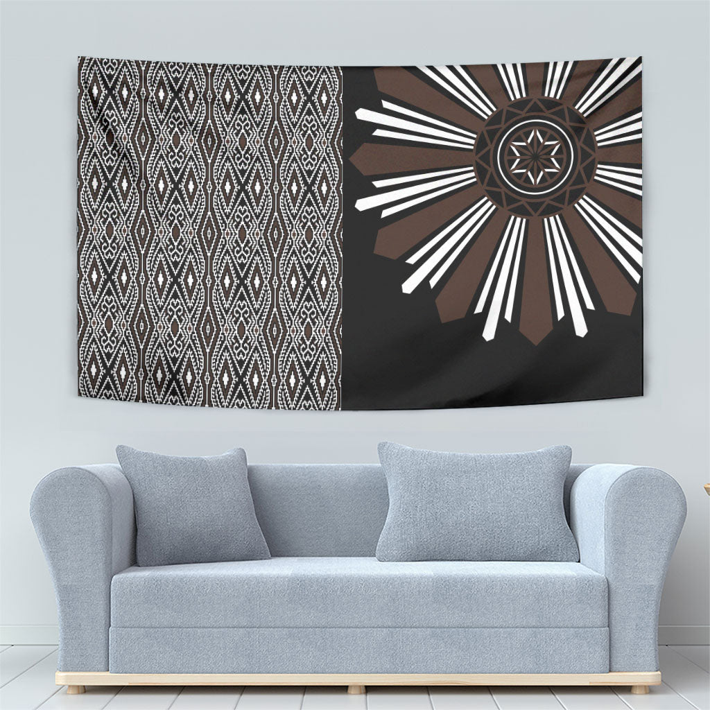 Mabuhay Philippines Festival Tapestry Araw Tnalak Modern Filipiniana Inspired LT14 - Polynesian Pride