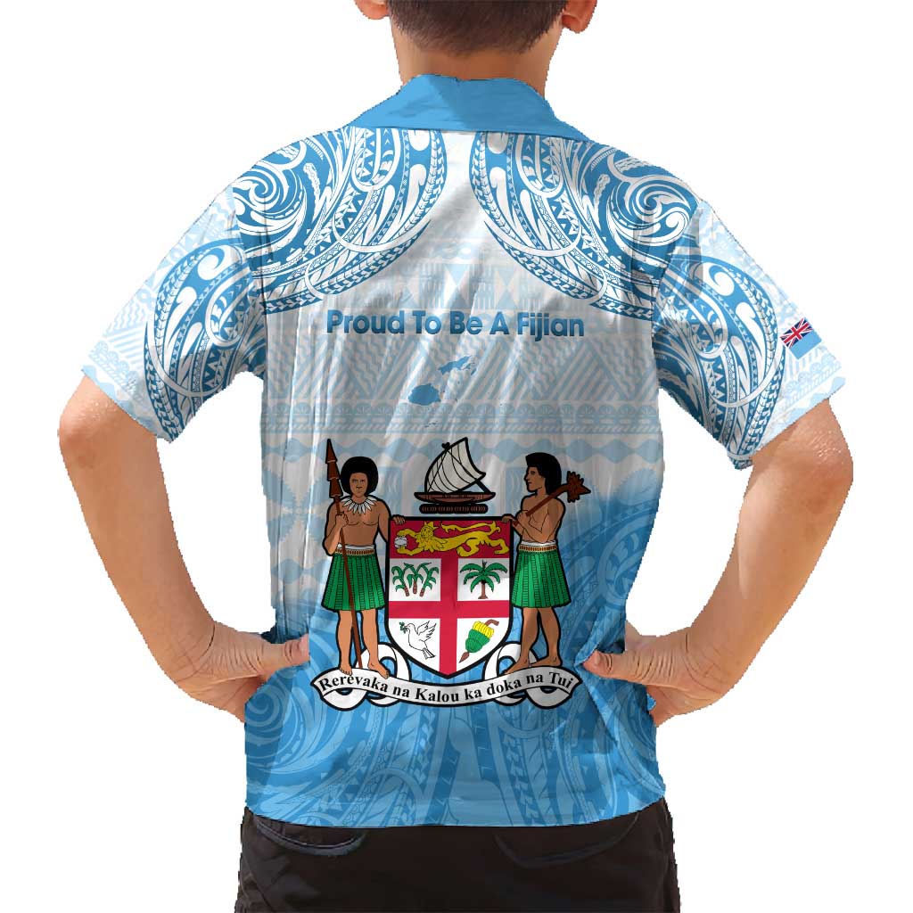 Fiji Day 1970 Family Matching Long Sleeve Bodycon Dress and Hawaiian Shirt Proud To Be A Fijian Tapa Pattern LT14 - Polynesian Pride
