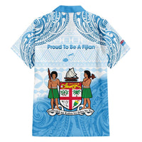 Fiji Day 1970 Family Matching Long Sleeve Bodycon Dress and Hawaiian Shirt Proud To Be A Fijian Tapa Pattern LT14 - Polynesian Pride