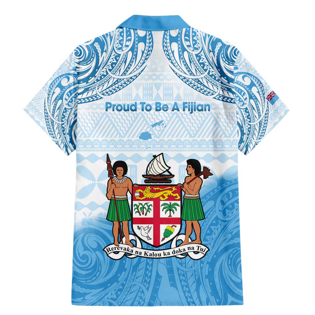 Fiji Day 1970 Family Matching Mermaid Dress and Hawaiian Shirt Proud To Be A Fijian Tapa Pattern LT14 - Polynesian Pride