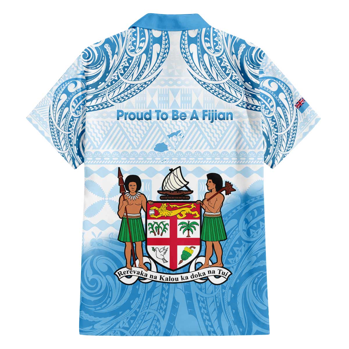Fiji Day 1970 Family Matching Puletasi and Hawaiian Shirt Proud To Be A Fijian Tapa Pattern LT14 - Polynesian Pride