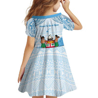 Fiji Day 1970 Family Matching Short Sleeve Bodycon Dress and Hawaiian Shirt Proud To Be A Fijian Tapa Pattern LT14 - Polynesian Pride
