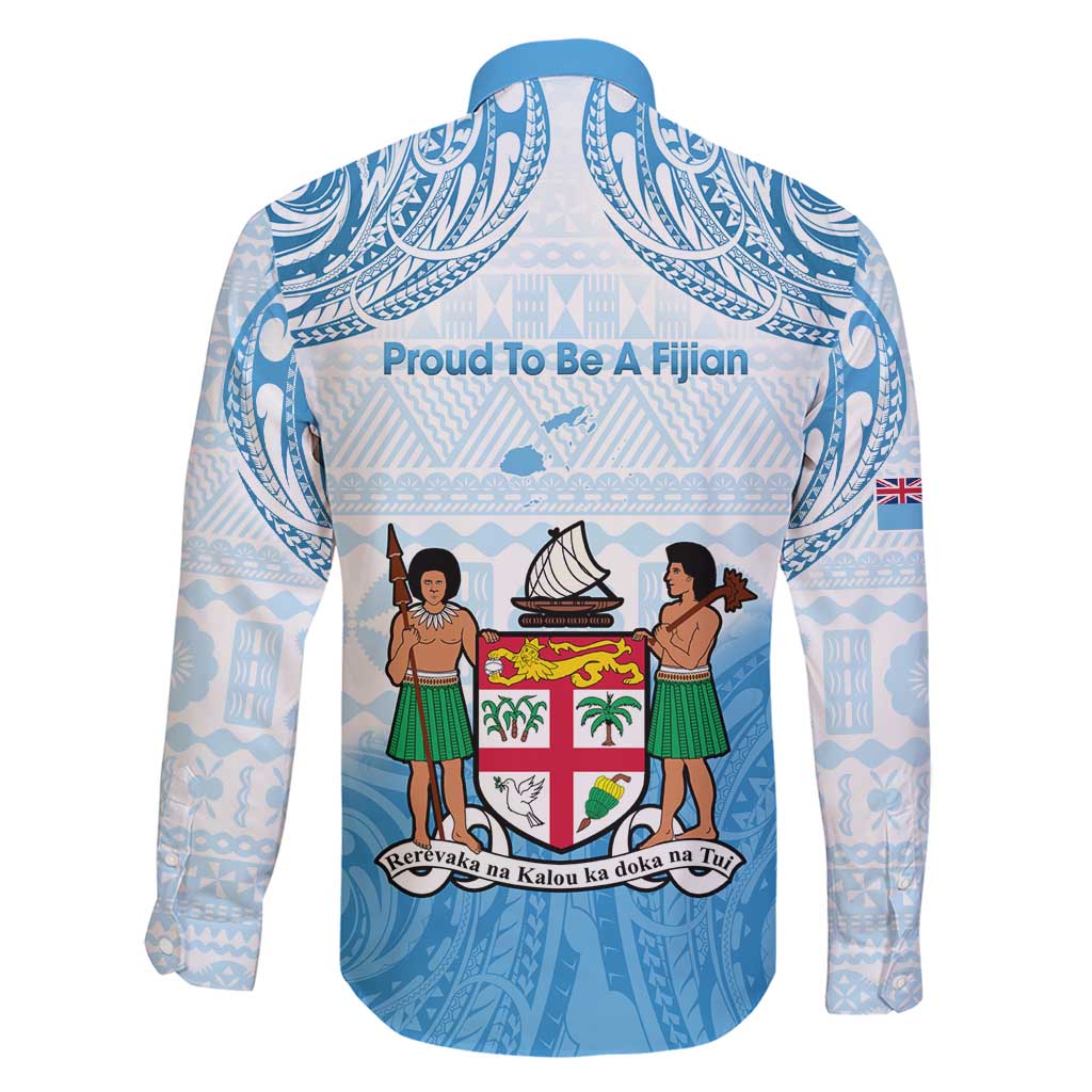 Fiji Day 1970 Family Matching Short Sleeve Bodycon Dress and Hawaiian Shirt Proud To Be A Fijian Tapa Pattern LT14 - Polynesian Pride