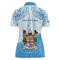 Fiji Day 1970 Women Polo Shirt Proud To Be A Fijian Tapa Pattern