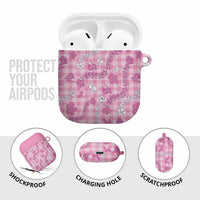 Alaka Aloha Hawaii AirPods Case Plumeria Lei With Palaka Motif - Polynesian Pride