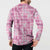 Alaka Aloha Hawaii Button Sweatshirt Plumeria Lei With Palaka Motif - Polynesian Pride