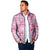 Alaka Aloha Hawaii Padded Jacket Plumeria Lei With Palaka Motif - Polynesian Pride