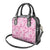 Alaka Aloha Hawaii Shoulder Handbag Plumeria Lei With Palaka Motif - Polynesian Pride