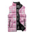 Alaka Aloha Hawaii Sleeveless Puffer Jacket Plumeria Lei With Palaka Motif - Polynesian Pride
