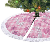 Alaka Aloha Hawaii Tree Skirt Plumeria Lei With Palaka Motif - Polynesian Pride