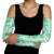 Omaomao Aloha Hawaii Arm Sleeves Plumeria Lei With Palaka Motif - Polynesian Pride