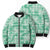 Omaomao Aloha Hawaii Bomber Puffer Jacket Plumeria Lei With Palaka Motif - Polynesian Pride