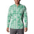 Omaomao Aloha Hawaii Button Sweatshirt Plumeria Lei With Palaka Motif - Polynesian Pride