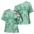 Omaomao Aloha Hawaii Cross Shoulder Shirt Plumeria Lei With Palaka Motif - Polynesian Pride