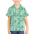 Omaomao Aloha Hawaii Family Matching Short Sleeve Bodycon Dress and Hawaiian Shirt Plumeria Lei With Palaka Motif - Polynesian Pride