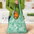 Omaomao Aloha Hawaii Grocery Bag Plumeria Lei With Palaka Motif - Polynesian Pride
