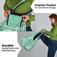 Omaomao Aloha Hawaii Grocery Bag Plumeria Lei With Palaka Motif - Polynesian Pride