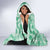 Omaomao Aloha Hawaii Hooded Blanket Plumeria Lei With Palaka Motif - Polynesian Pride