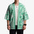 Omaomao Aloha Hawaii Kimono Plumeria Lei With Palaka Motif - Polynesian Pride