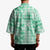 Omaomao Aloha Hawaii Kimono Plumeria Lei With Palaka Motif - Polynesian Pride