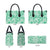 Omaomao Aloha Hawaii Leather Bag Plumeria Lei With Palaka Motif - Polynesian Pride