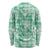 Omaomao Aloha Hawaii Long Sleeve Shirt Plumeria Lei With Palaka Motif - Polynesian Pride