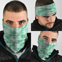 Omaomao Aloha Hawaii Neck Gaiter Plumeria Lei With Palaka Motif - Polynesian Pride