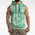 Omaomao Aloha Hawaii Sleeveless Hoodie Plumeria Lei With Palaka Motif - Polynesian Pride
