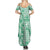 Omaomao Aloha Hawaii Summer Maxi Dress Plumeria Lei With Palaka Motif - Polynesian Pride