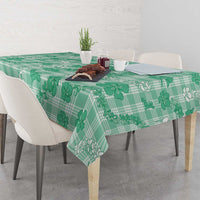 Omaomao Aloha Hawaii Tablecloth Plumeria Lei With Palaka Motif - Polynesian Pride